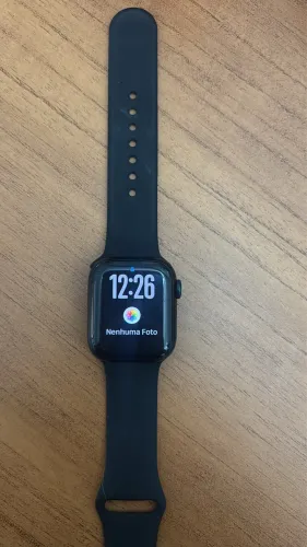 Apple Watch Series 8 41mm GPS Preto + Caixa + Carregador Original