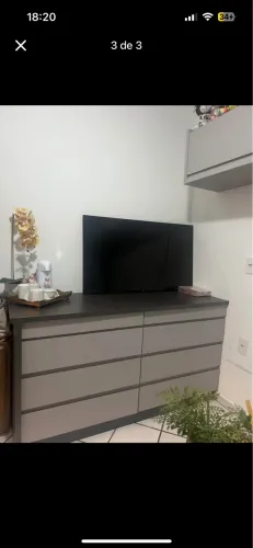 Painel sob medida com painel para tv só não está colocado