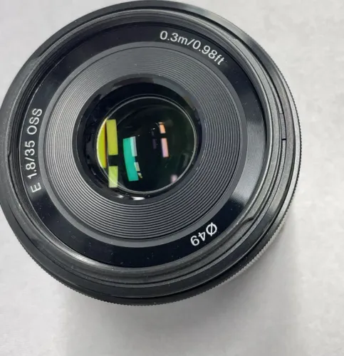 Lente câmera sony