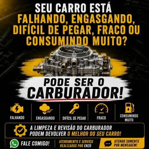Limpeza e Revisão de Carburadores