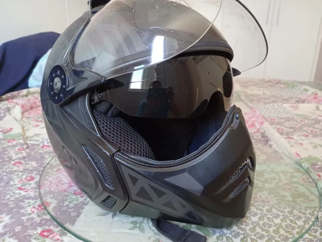Capacete Peels Miragem Nazka Preto fosco 56