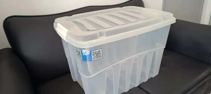 Caixa Organizadora Plástica de 29 Litros Gran Box Plasutil