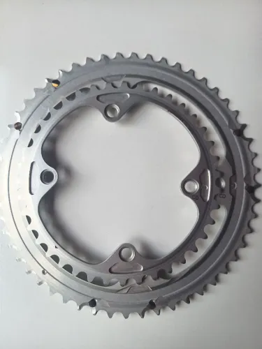 Coroas Campagnolo 11s Centaur & Potenza 4 Arms (silver))