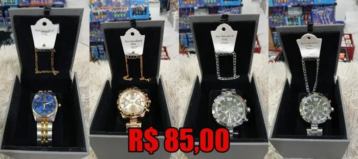 Kit Dia Dos Pais Aço Inoxidável - Entrega Grátis