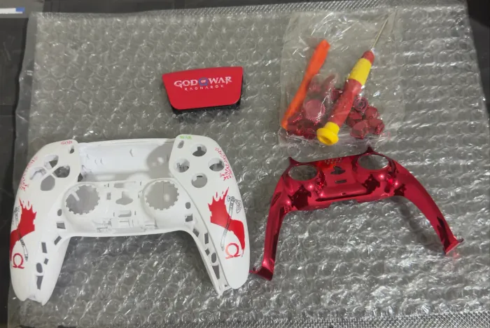 Carcaça personalizada controle ps5 God of War