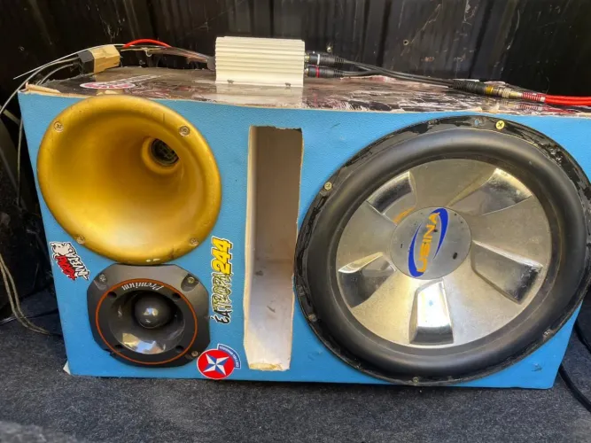 Caixa trio com módulo ts 400