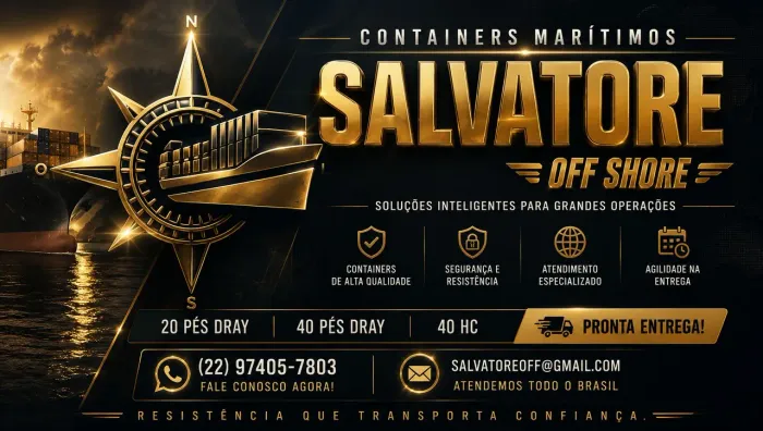 Contêineres Marítimos novos e usados