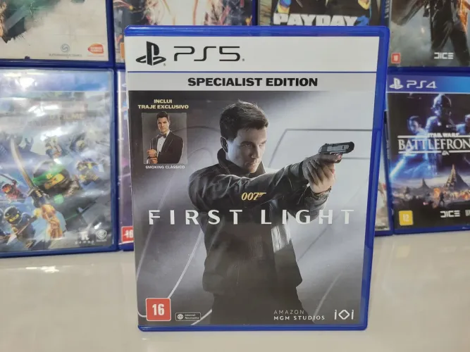 007 First Light PS5 - CD Original Mídia Física (Impecável)