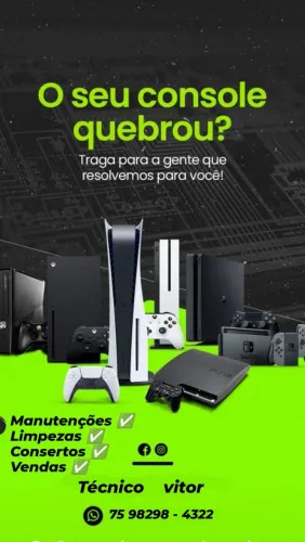 Reparos e manutenção em games soluções imediata
