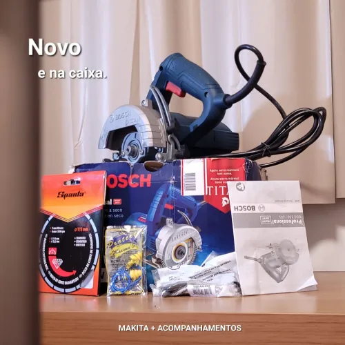 SERRA MÁRMORE BOSCH + ITENS EXTRAS