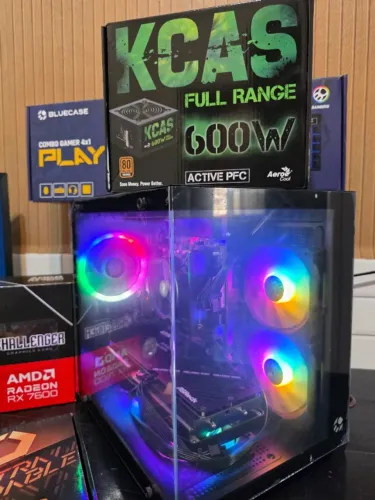 PC Gamer Ryzen5 RX 7600 com Nota fiscal sem uso