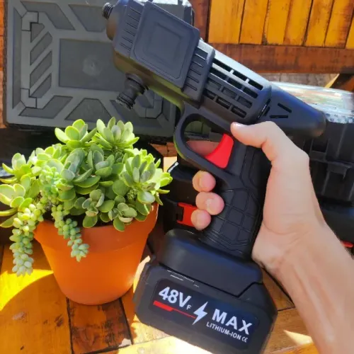 Lavadora de Alta Pressão Portátil Sem Fio 48V com 2 Baterias + Maleta