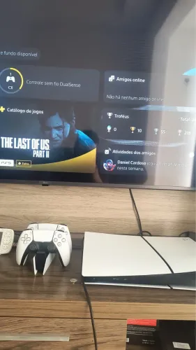 PS5 SLIM + 2 CONTROLES NÃO TROCO