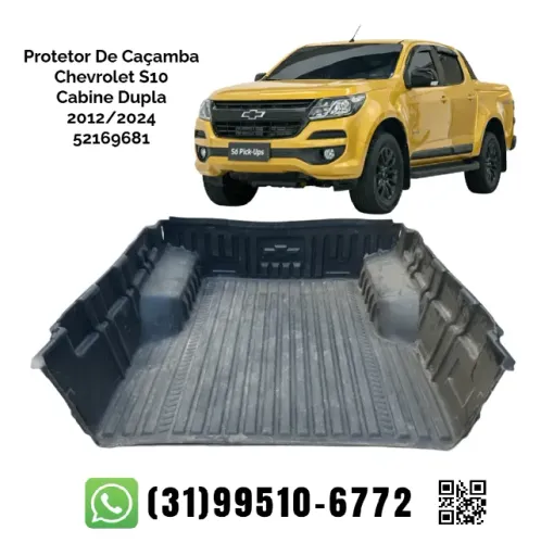 Protetor De Caçamba S10 Cabine Dupla 2012/2024 52169681