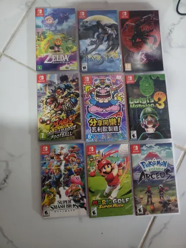 9 Jogos de Nintendo Switch 