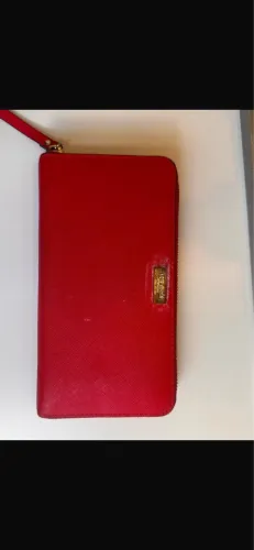 Carteira vermelha kate spade
