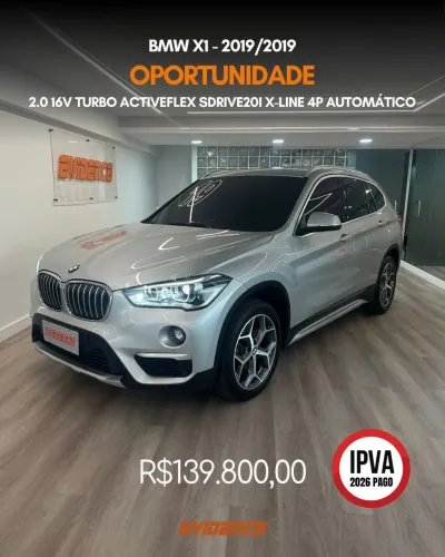 BMW X1 Sdrive 20I X-line 2.0 TB Active Flex 2019