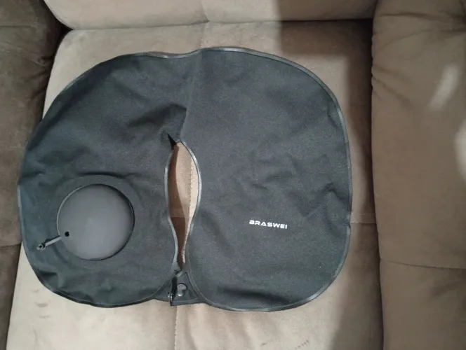 Almofada impermeável, proteção para pescoço ,viagens longas ,