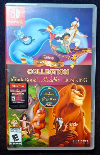 Disney Classic Collection - Rei Leão, Aladdin e Jungke Book (Nintendo Switch)