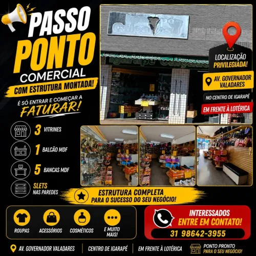 Passo ponto comercial em Igarapé