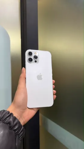 iPhone 12 PRO MAX 256GB branco bem conservado - seminovo