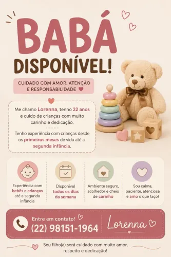 Serviços de babá