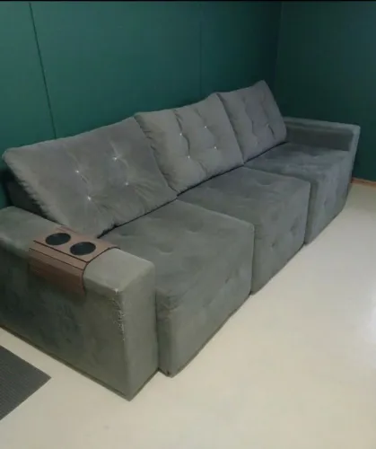 Sofá retrátil 3 lugares