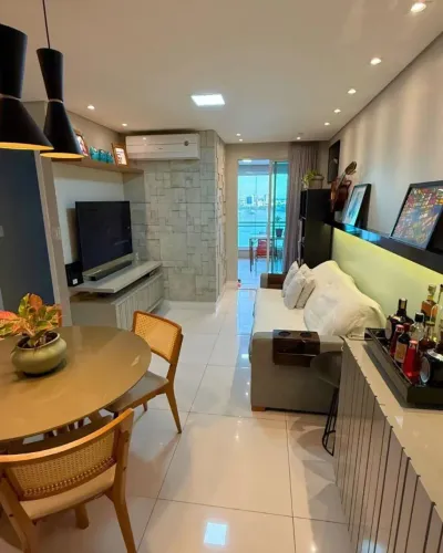 Acquabella | 70m² | 2 Quartos c/ Suíte | Vista Lagoa | 2 Vagas | Ponta dAreia