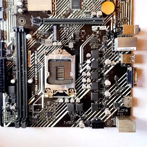 Placa-mãe ASUS Prime H510M-K R2.0 LGA 1200 com defeito nos slots RAM
