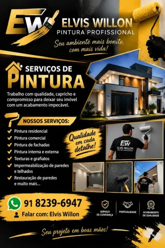 Pintor Profissional | Casas, Fachadas, Texturas e Reformas