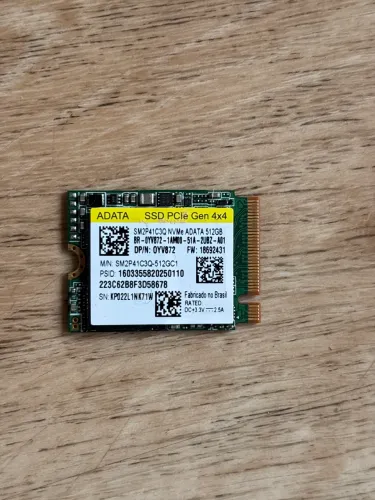 SSDs NVMe de 512GB no formato M.2