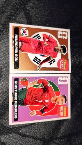 Cristiano Ronaldo Roxo Legenda Copa 2026 + Son Bronze + Caicedo Bronze