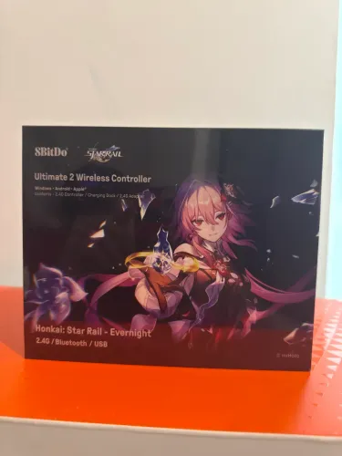 Controle 8BitDo Ultimate 2 Wireless - Evernight Edição oficial Honkai: Star Rail