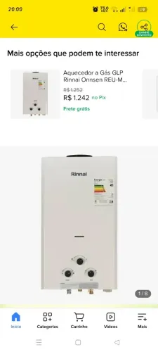 Vendo aquecedor pra chuveiro quente 