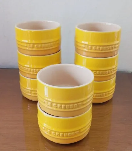 Raridade!!! Set Ramekins Dijon 250 ML Le Creuset