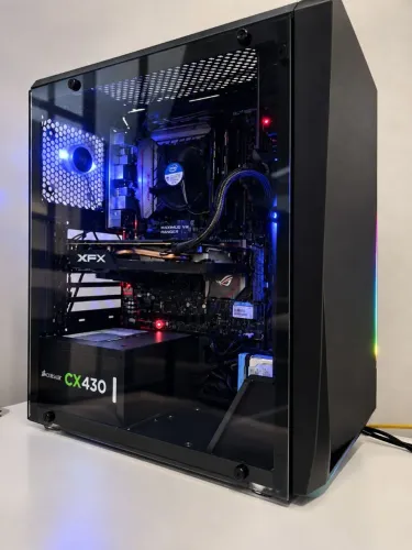 PC Gamer Completo i5 6600K + RX 570 4GB + Monitor LG + Periféricos