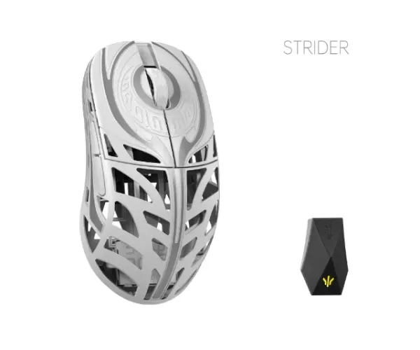 Mouse WLMOUSE Strider | NOVO + GARANTIA | PAW3950HS, Omron Optical, 8K, 45g