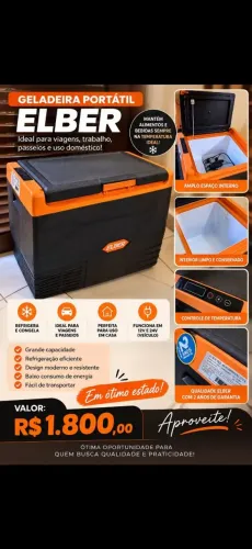 Geladeira e freezer Elber pra carro