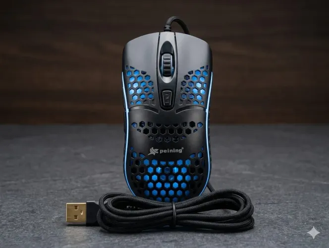 Mouse gamer com RGB 