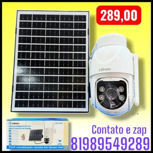 Câmera Ip com placa solar LB-CA257