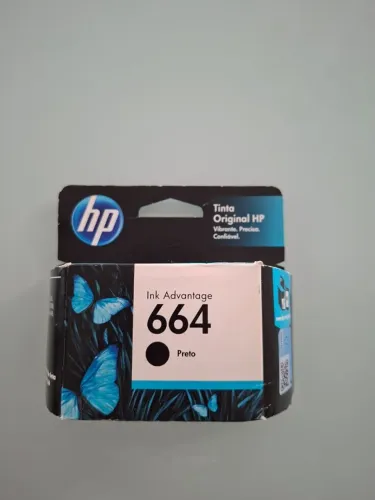 Tinta HP 664 Preto Original Lacrada