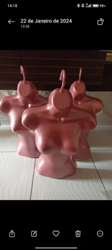 3 cabide manequim busto feminino 