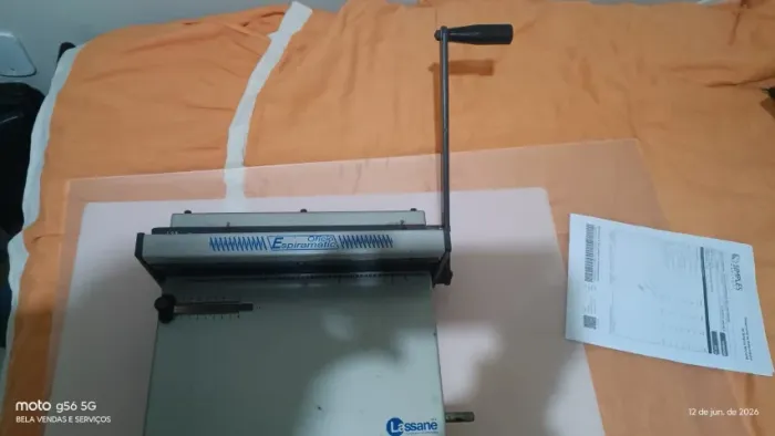 Encadernadora Manual Lassane Espiramatic Ofício