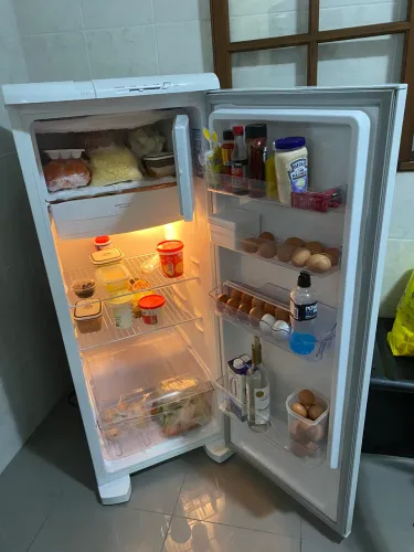 Geladeira Electrolux Degelo Prático RE31 com Controle de Temperatura 240L - Branca - 127v
