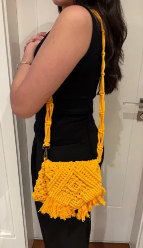 Bolsa de macramê
