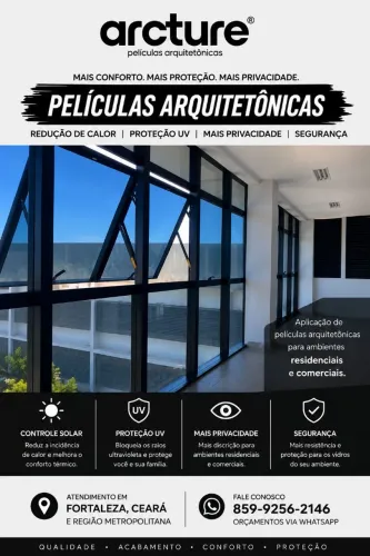 APLICAÇÃO DE PELÍCULAS PARA AMBIENTES RESIDENCIAIS E COMERCIAIS