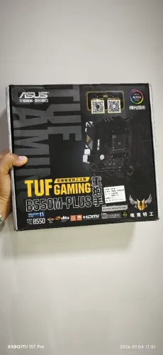 Vende Semi zero Placa Mãe Asus TUF Gaming B550M-Plus, Chipset B550, AMD AM4, mATX, DDR4,