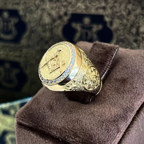 Anel Maçonaria 20 gramas em Ouro 18K