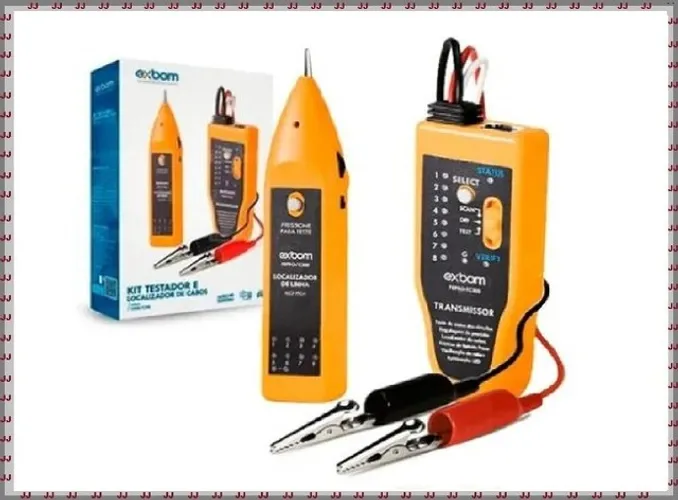 Kit testador e localizador de cabos - Zumbidor