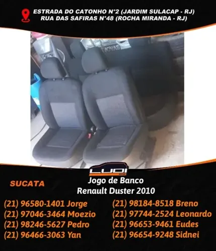 Jogo de Banco Renault Logan